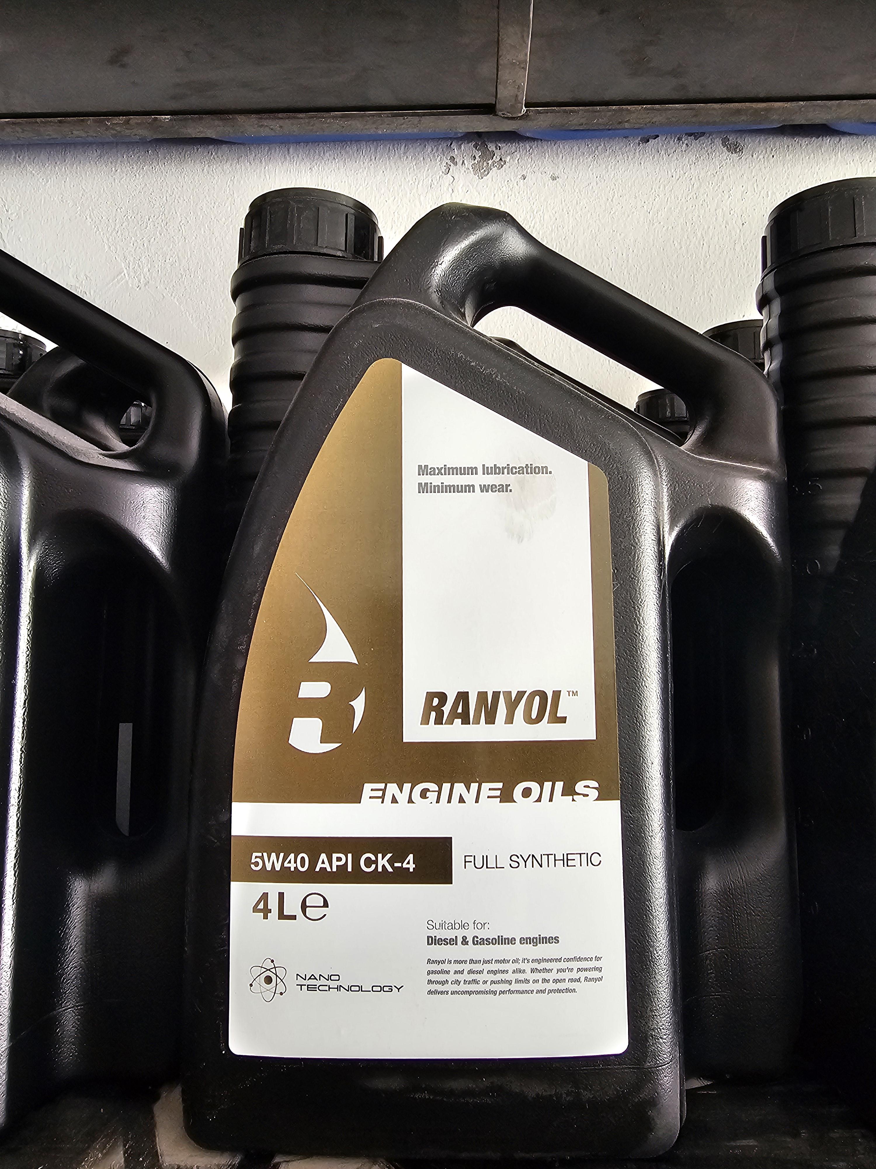 زيت رانيول 5W-40 ck معالج بتقنية النانو سيراميك